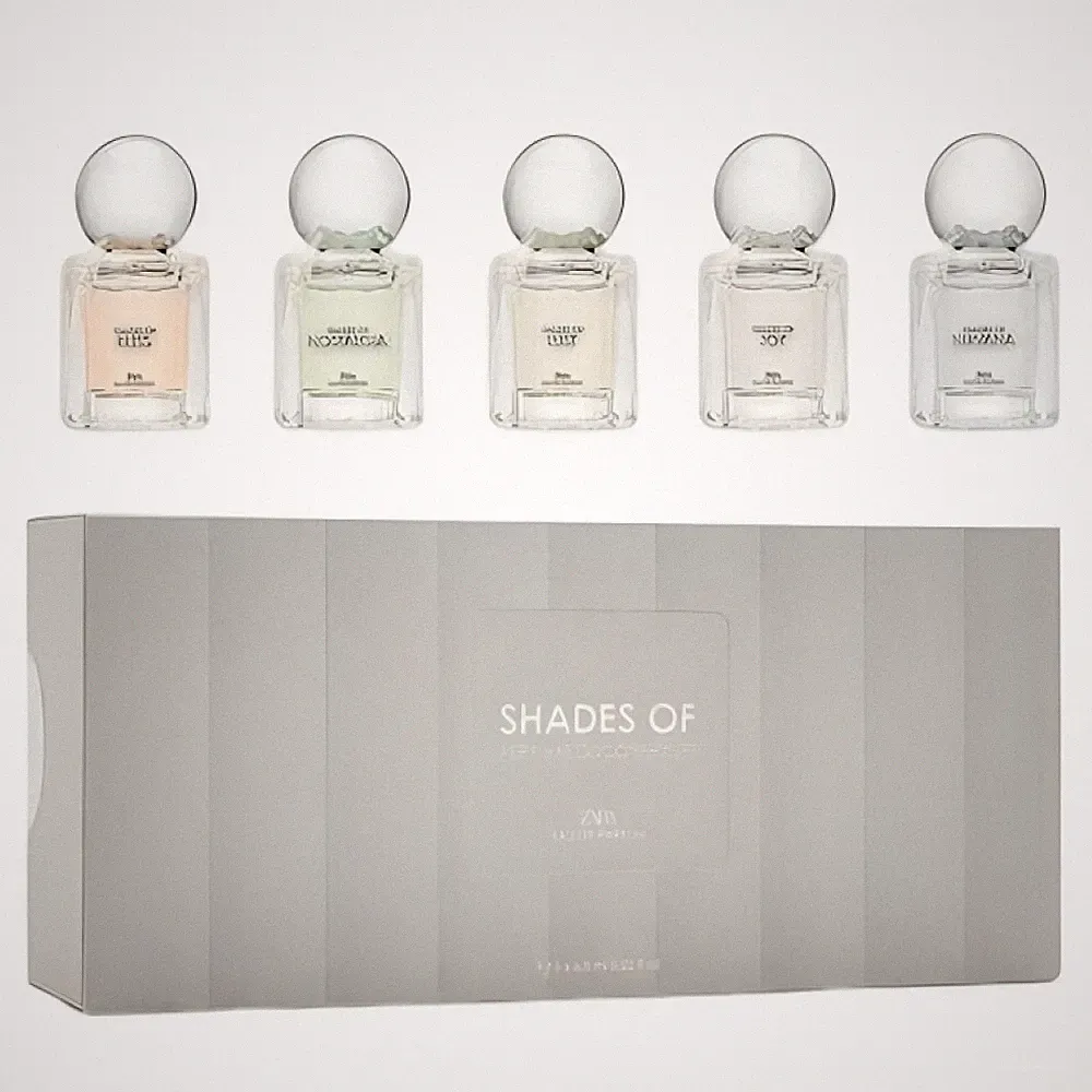 Zara Shades Of Fragrances Discovery Set Perfume for Women EDP 5x6.5ML(0.22FL OZ)