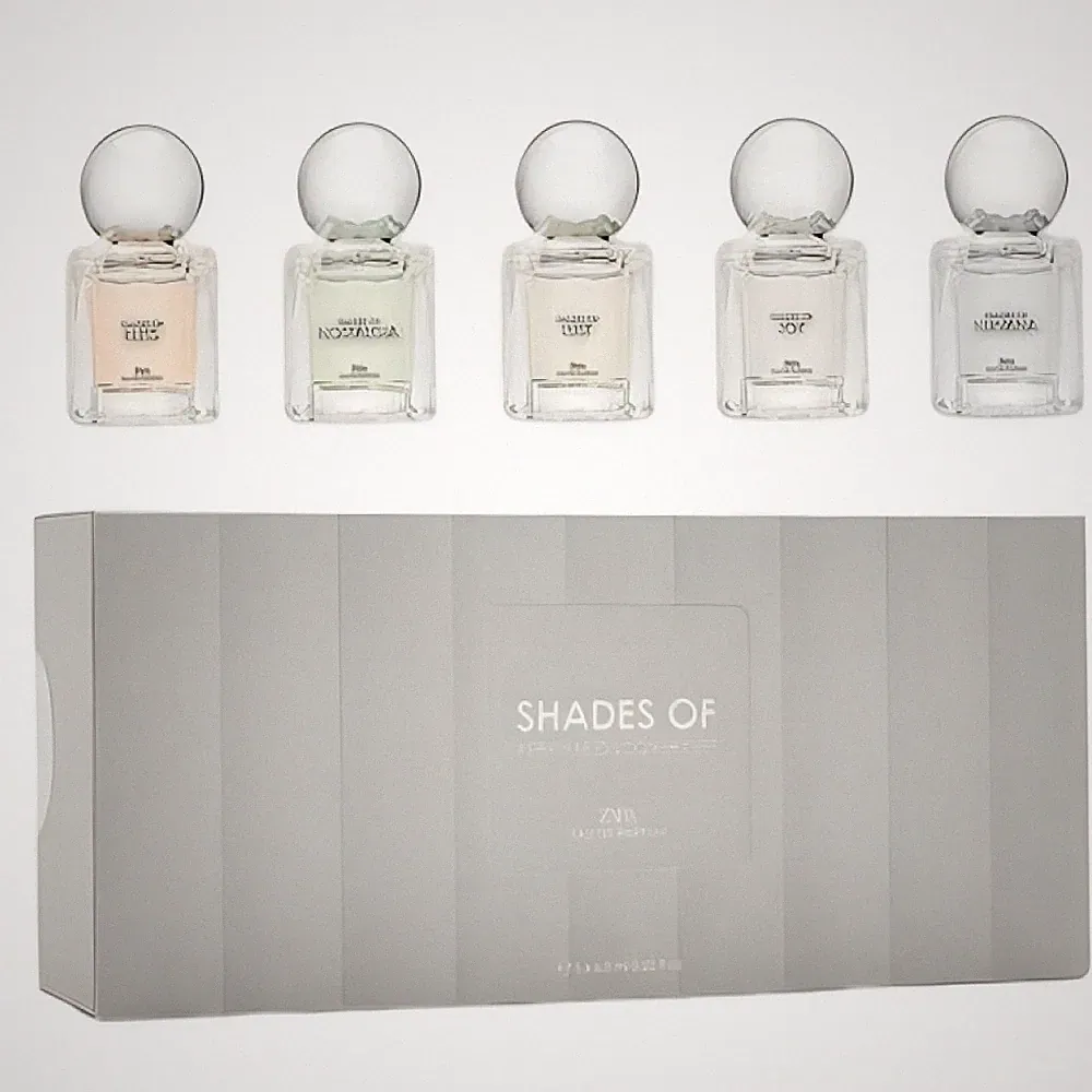 Zara Shades Of Fragrances Discovery Set Women Perfume EDP 5x 6.5ML (0.22 FL OZ)