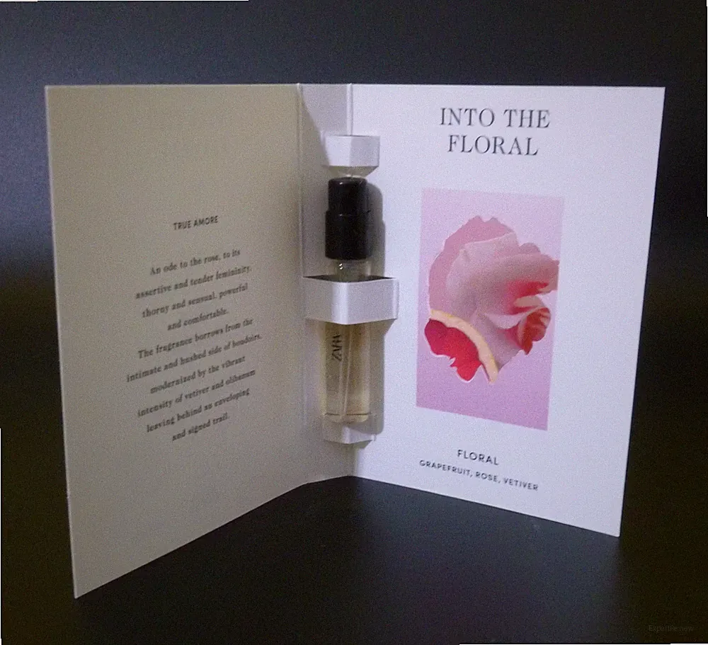 Zara ~ True Amore ~ Eau De Parfum 0.07oz / 2ml ~ Women's Perfume ~ Mini ~ New
