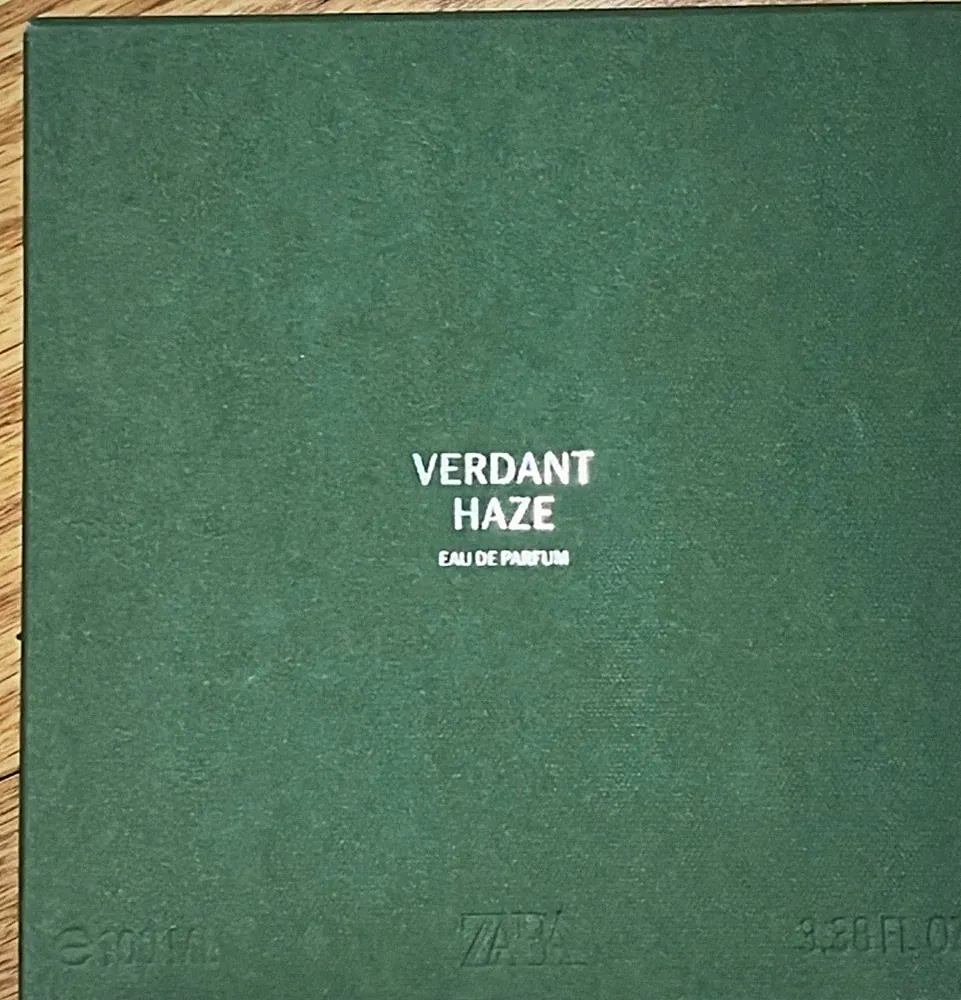 Zara VERDANT HAZE EDP Perfume Spray For Men 3.38oz / 100ML New