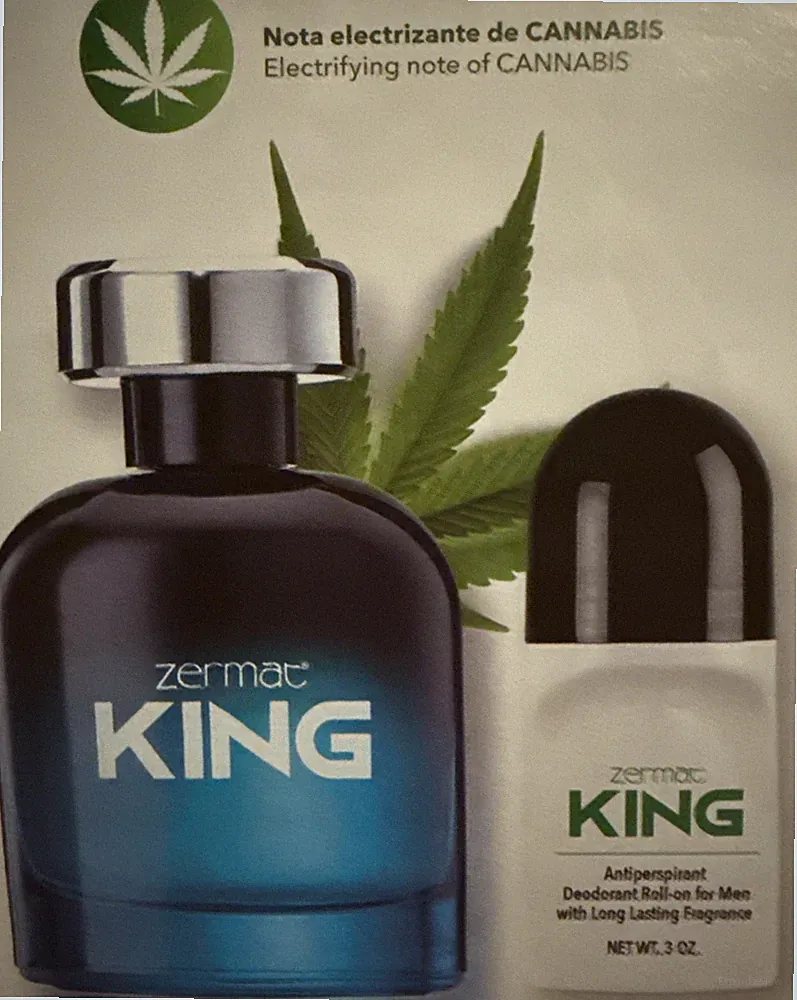 Zermat King Perfume Set Eau De Toilette And Deodorant Antiperspirant Roll On