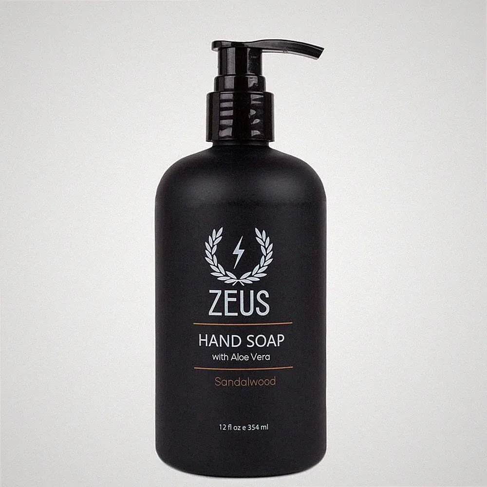 ZEUS Premium Aloe Vera Hand Soap 12 fl oz Sandalwood Scent